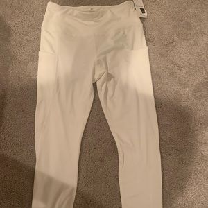 Apana white athletic leggings